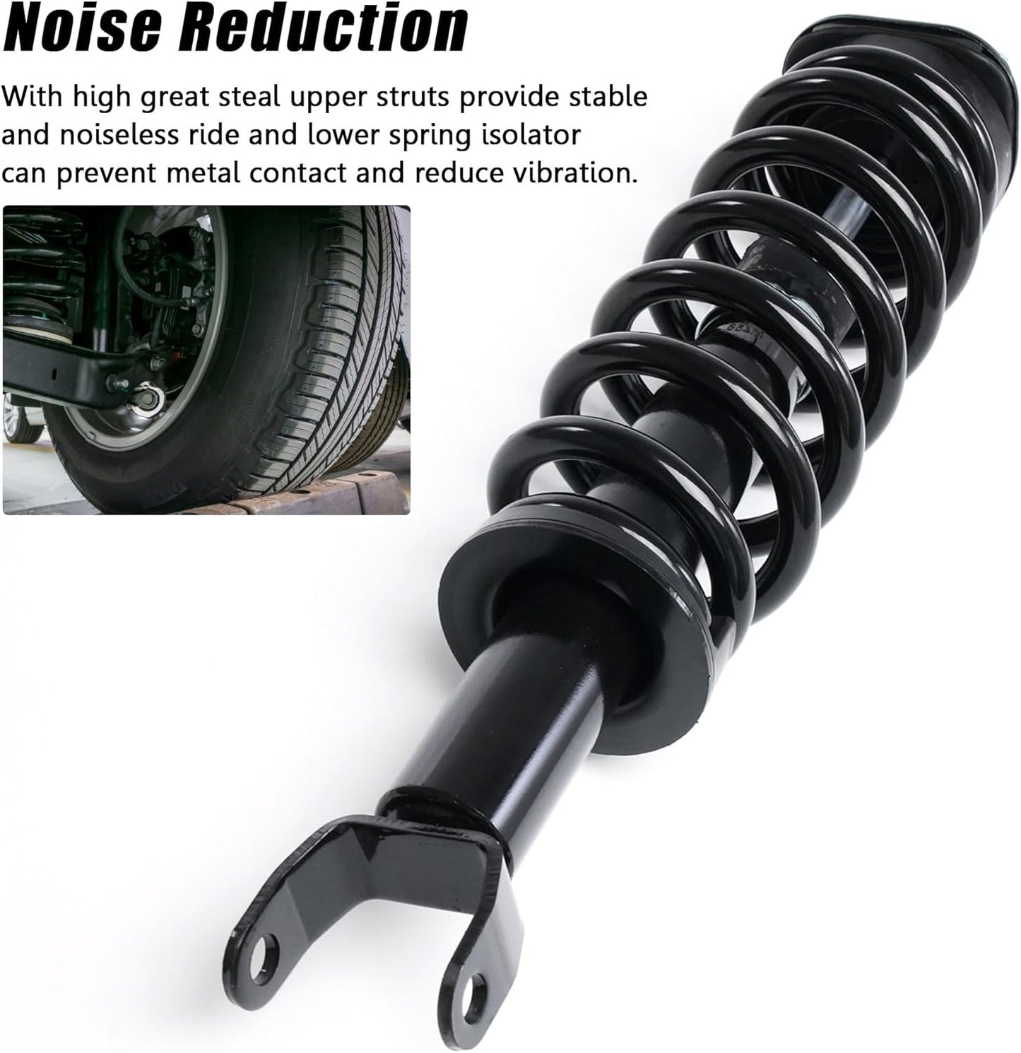 Vextone 4wd 2011-2018 Ram 1500 & 2009-2010 Dodge Ram 1500 Front Wheel Shock Absorber Coil Spring Assembly, Directly Replace Part No.172292, Improve Driving Comfort And Handling 1PCS