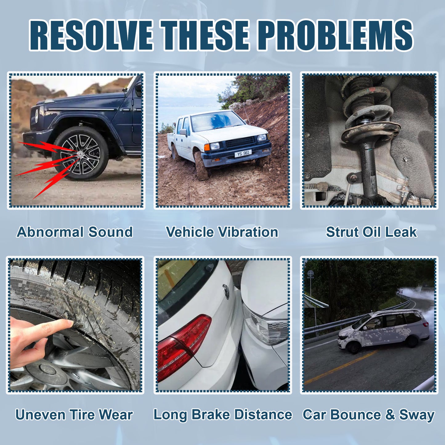 Vextone Front Struts Shock Absorbers Coil Spring Assembly Fit for 2004-2008 Pontiac Grand Prix (Fit 16" & 17" & 18" Wheels) – Noise Reduction & Comfort Upgrade – Replaces OEM 172177 (1PC)